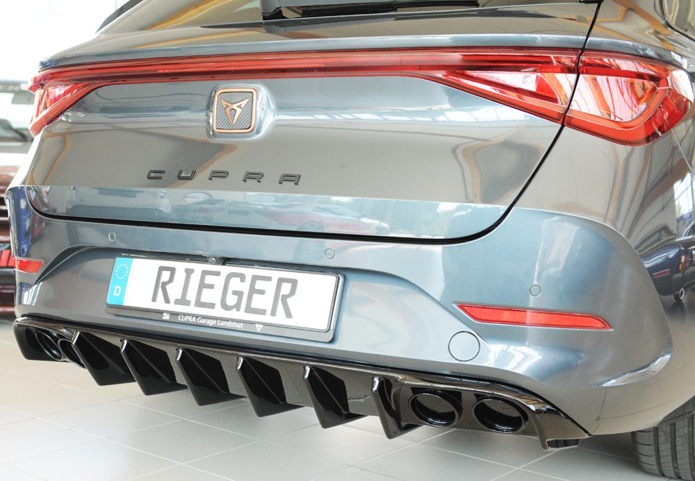 Difusor trasero Rieger para Seat Leon KL – ST Sportstourer – para coches sin enganche