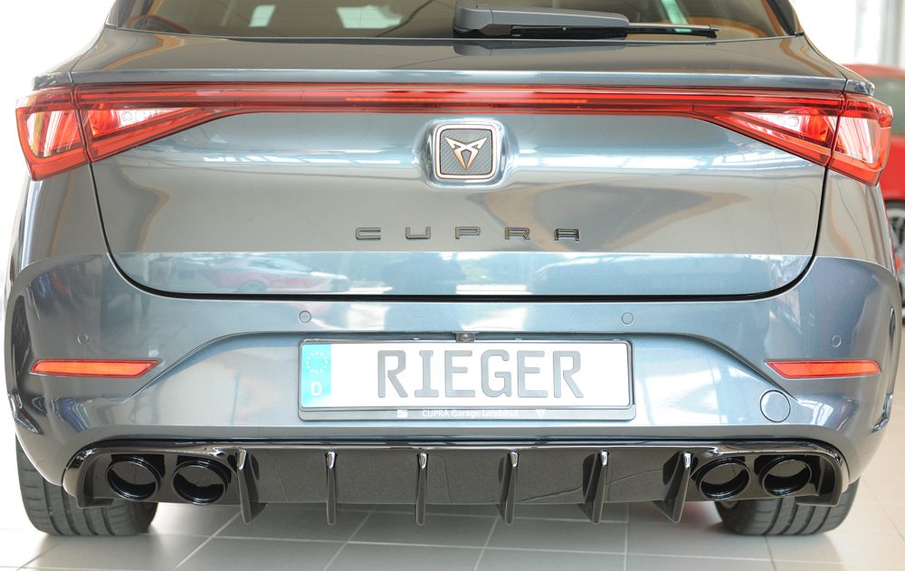 Difusor trasero Rieger para Seat Leon KL – ST Sportstourer – para coches sin enganche