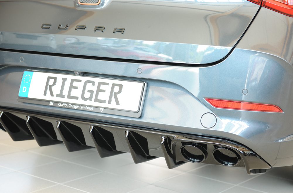 Difusor trasero Rieger para Seat Leon KL – ST Sportstourer – para coches sin enganche