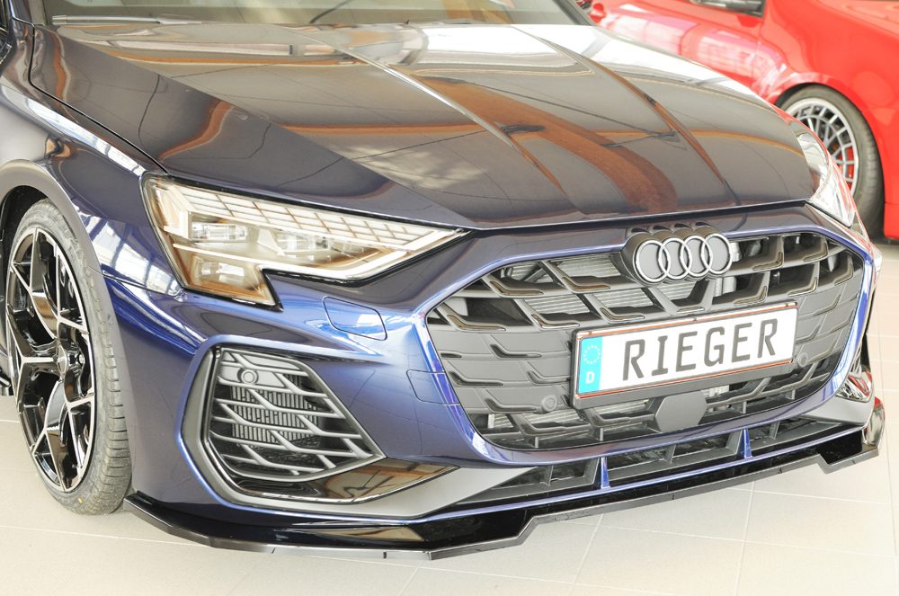 Splitter Rieger para Audi A3/S3 8Y (después del facelift)