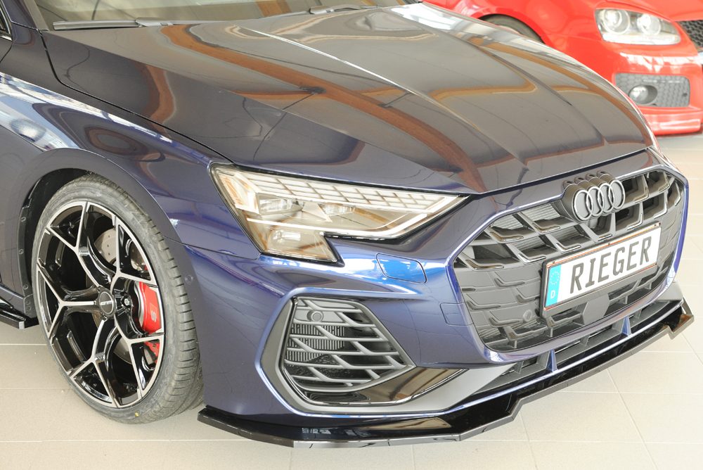 Splitter Rieger para Audi A3/S3 8Y (después del facelift)