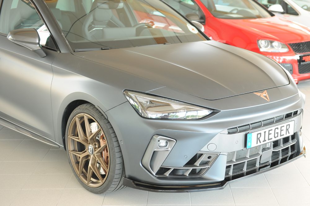 Splitter delantero Rieger para Cupra Leon KL (después del facelift)