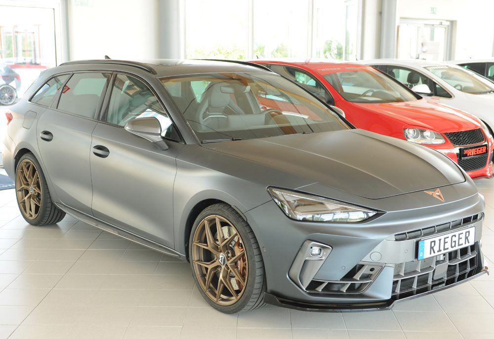 Splitter delantero Rieger para Cupra Leon KL (después del facelift)