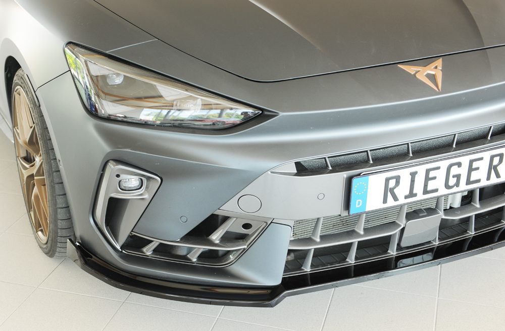 Splitter delantero Rieger para Cupra Leon KL (después del facelift)
