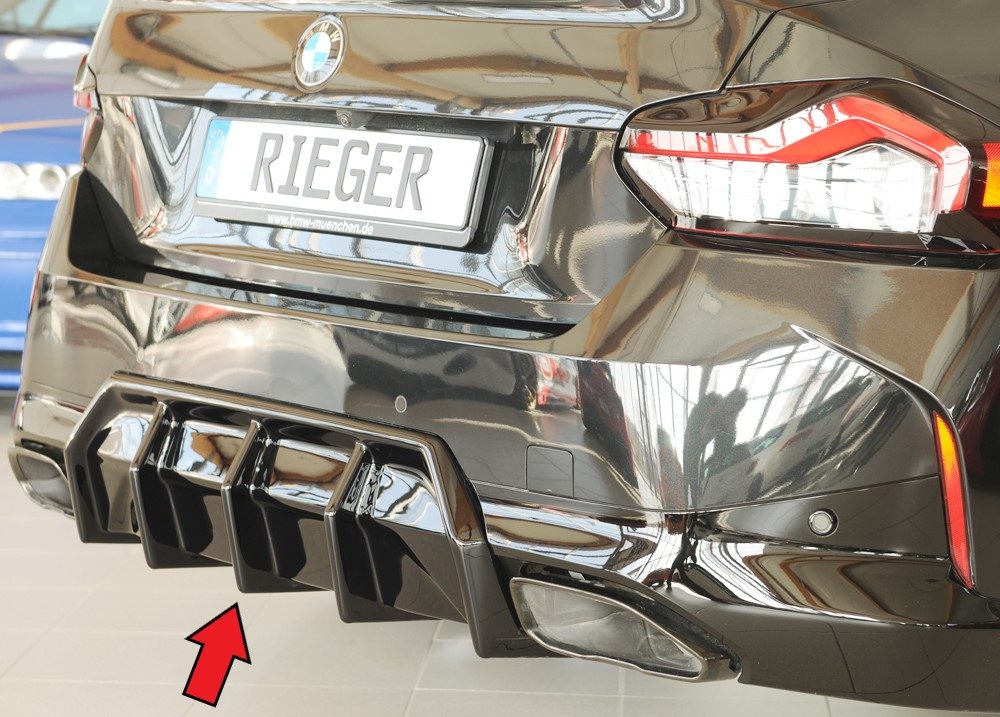 Difusor trasero Rieger para BMW Serie 2 G42 – sin enganche