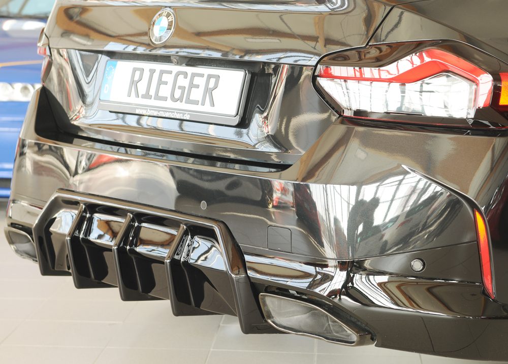 Difusor trasero Rieger para BMW Serie 2 G42 – sin enganche