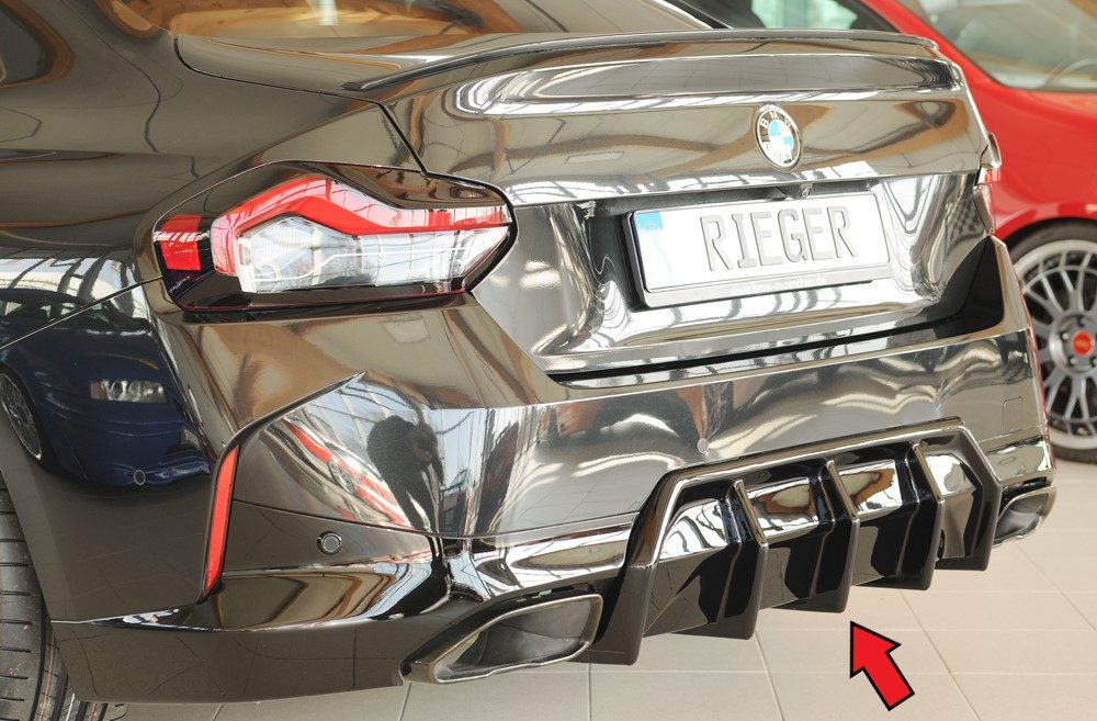 Difusor trasero Rieger para BMW Serie 2 G42 – sin enganche