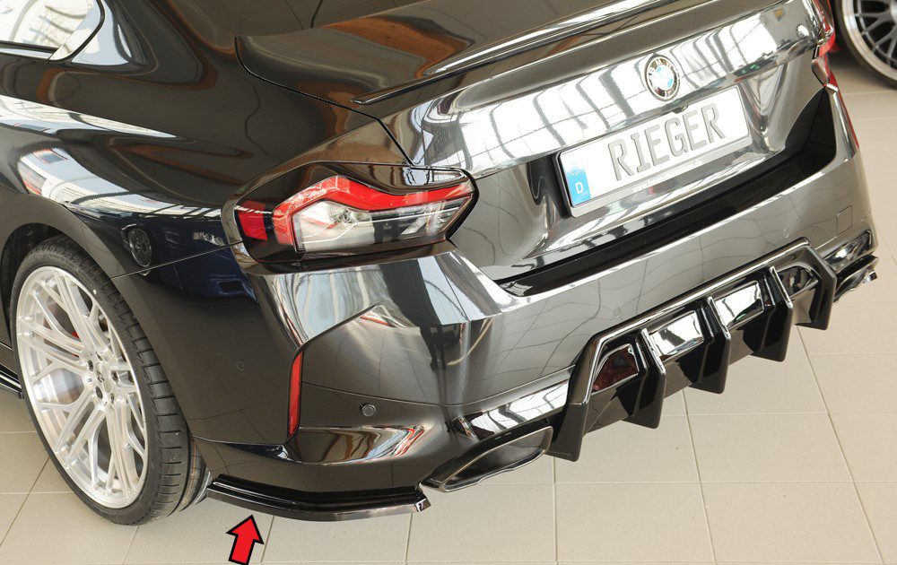 Splitter lateral trasero Rieger para BMW Serie 2 G42 – solo M240i