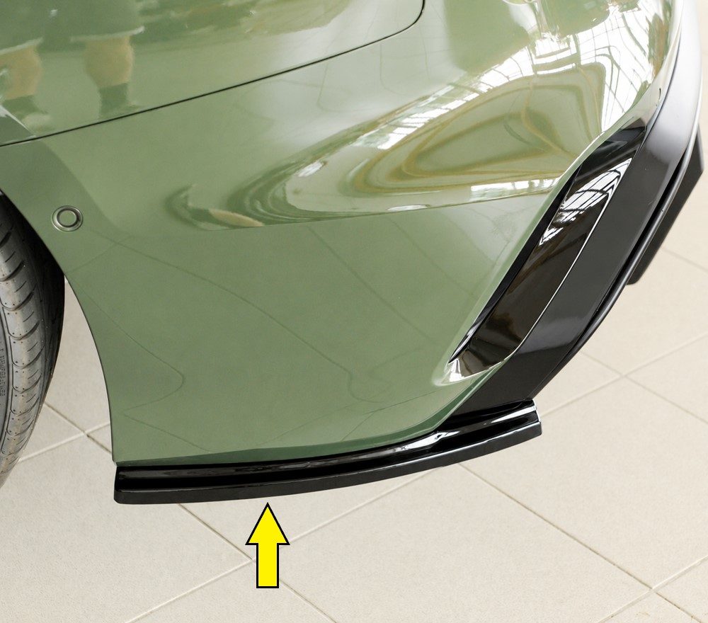 Splitter lateral trasero Rieger para Audi A3/S3 8Y (después del facelift) – sedán