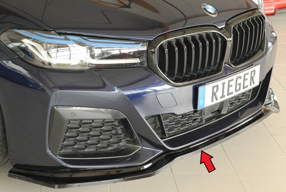 Splitter delantero Rieger para BMW Serie 5 G30/G31 (después del facelift)