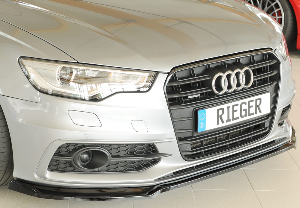 Splitter Rieger para Audi A6/S6 C7 (antes del facelift)