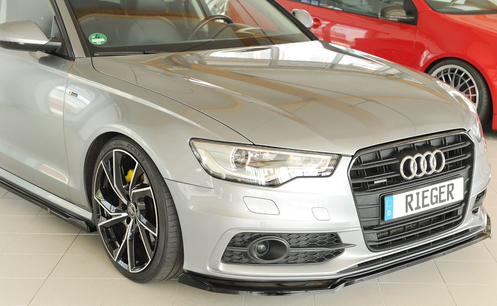 Splitter Rieger para Audi A6/S6 C7 (antes del facelift)