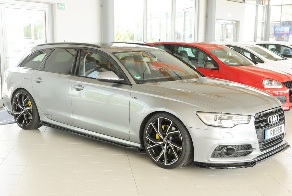 Splitter Rieger para Audi A6/S6 C7 (antes del facelift)