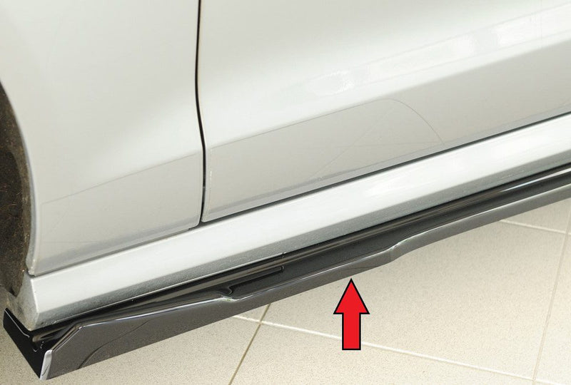 Extensión de talonera Rieger para Audi A6/S6 C7 (antes del facelift)