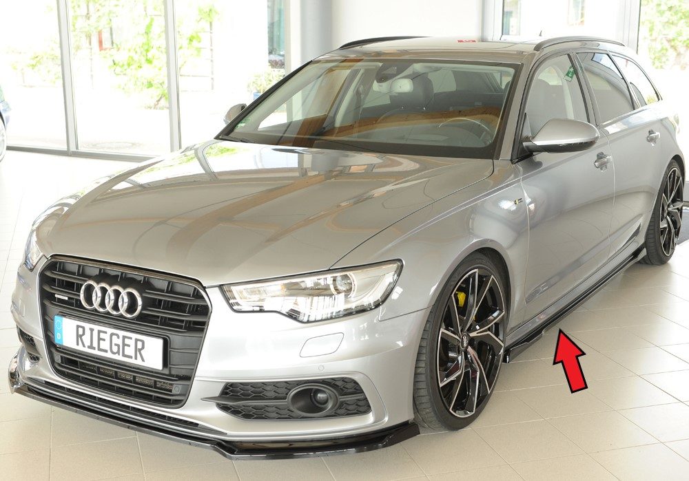 Extensión de talonera Rieger para Audi A6/S6 C7 (antes del facelift)