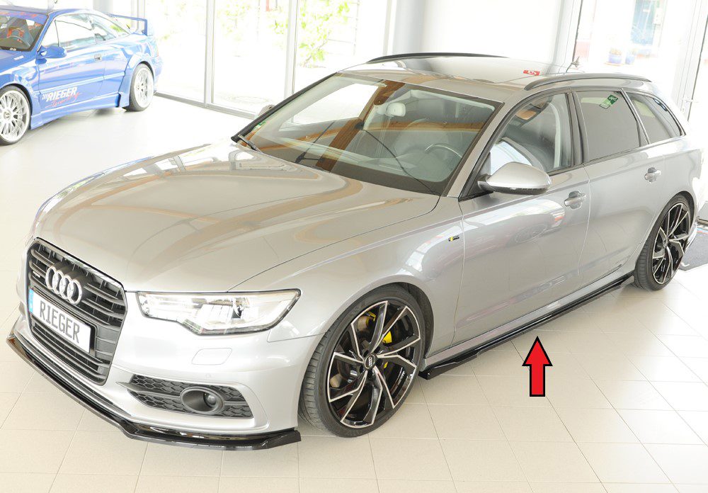 Extensión de talonera Rieger para Audi A6/S6 C7 (antes del facelift)