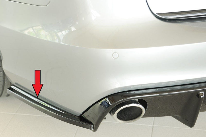 Splitter lateral trasero Rieger para Audi A6/S6 C7 (antes del facelift)