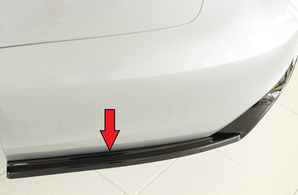 Splitter lateral trasero Rieger para Audi A6/S6 C7 (antes del facelift)