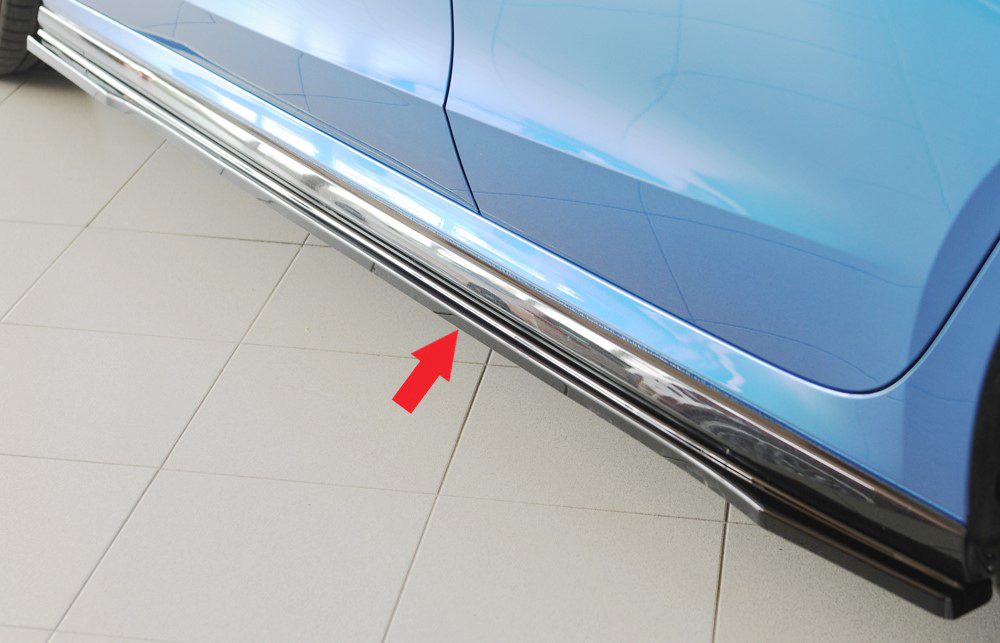 Extensión de talonera Rieger para Skoda Fabia Monte Carlo PJ