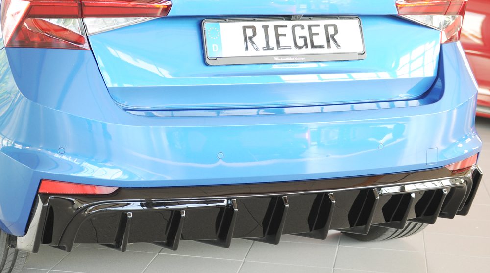 Difusor trasero Rieger para Skoda Fabia PJ – para el escape original