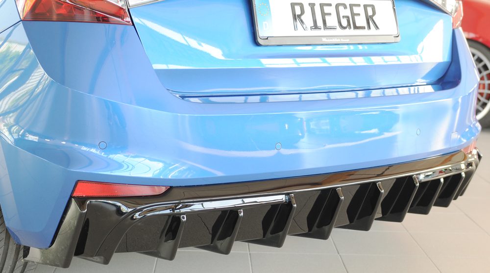 Difusor trasero Rieger para Skoda Fabia PJ – para el escape original