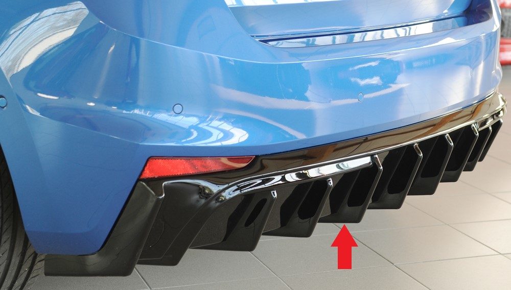 Difusor trasero Rieger para Skoda Fabia PJ – para el escape original