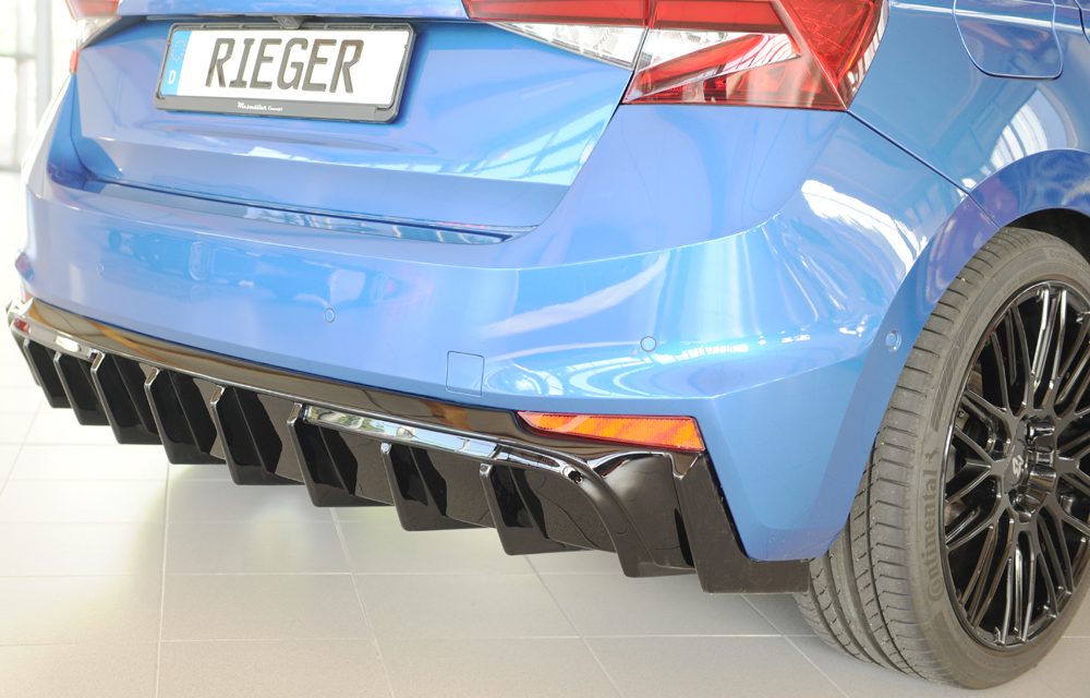 Difusor trasero Rieger para Skoda Fabia PJ – para el escape original