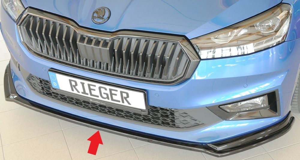 Splitter Rieger para Skoda Fabia PJ