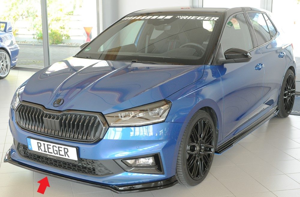 Splitter Rieger para Skoda Fabia PJ