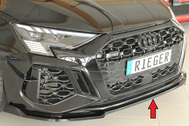 Splitter Rieger para Audi RS3 8Y (antes del facelift)