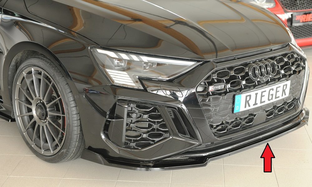 Splitter Rieger para Audi RS3 8Y (antes del facelift)