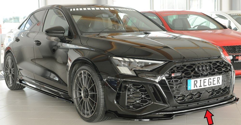 Splitter Rieger para Audi RS3 8Y (antes del facelift)