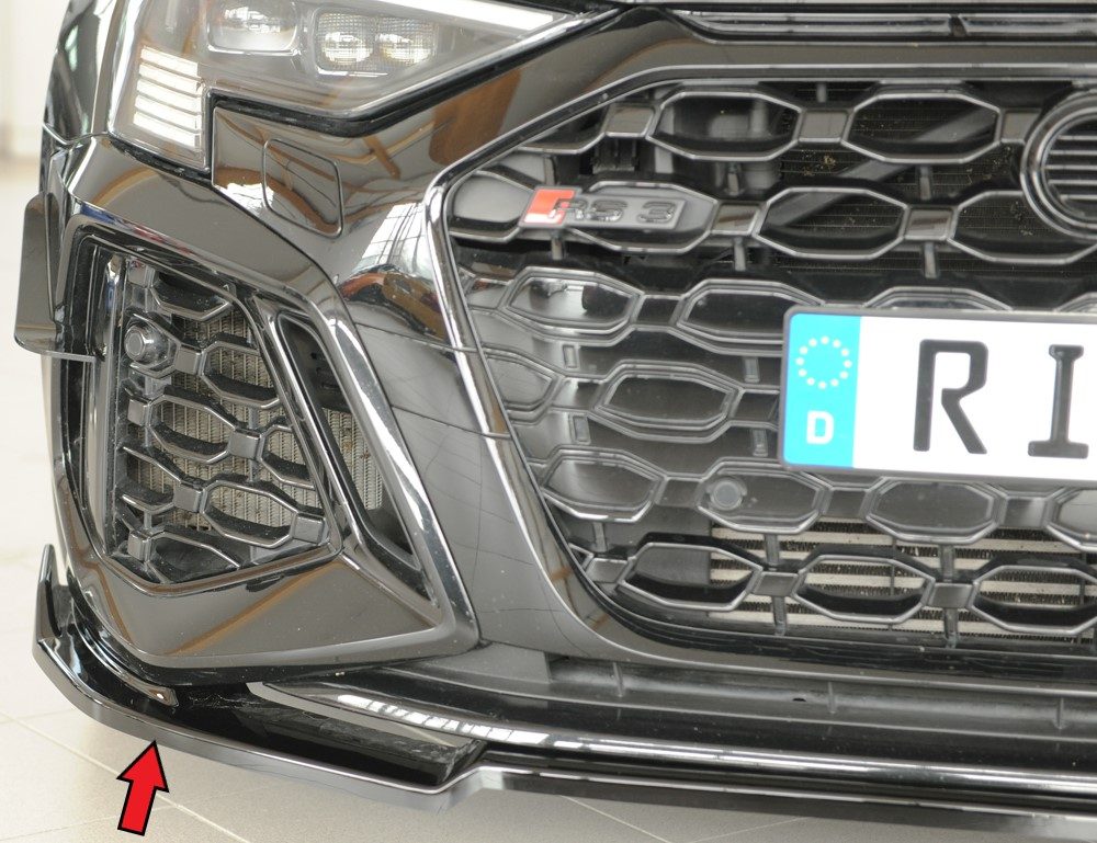 Splitter Rieger para Audi RS3 8Y (antes del facelift)