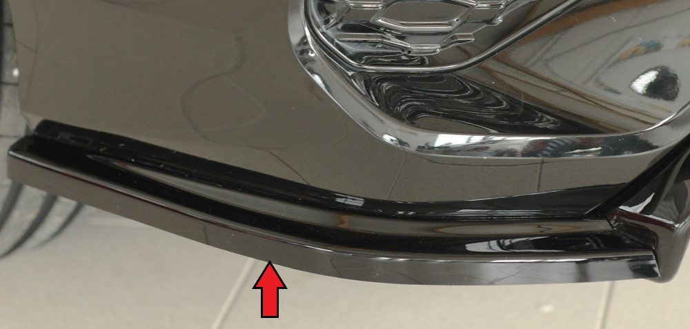 Splitter lateral trasero Rieger para Audi RS3 8Y (antes del facelift) – sedán