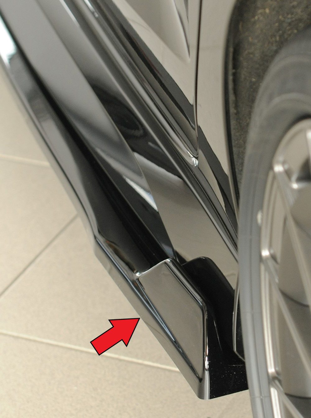 Extensión de talonera Rieger para Audi RS3 8Y