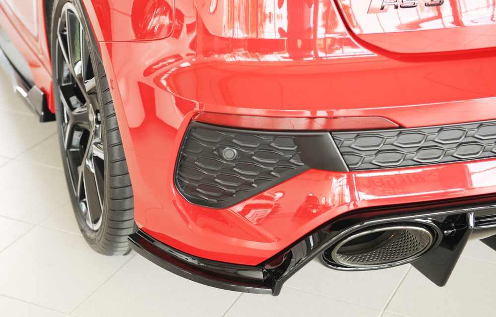 Splitter lateral trasero Rieger para Audi RS3 8Y (antes del facelift) – Sportback