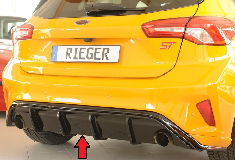 Difusor trasero Rieger para Ford Focus Mk4 ST – hatchback