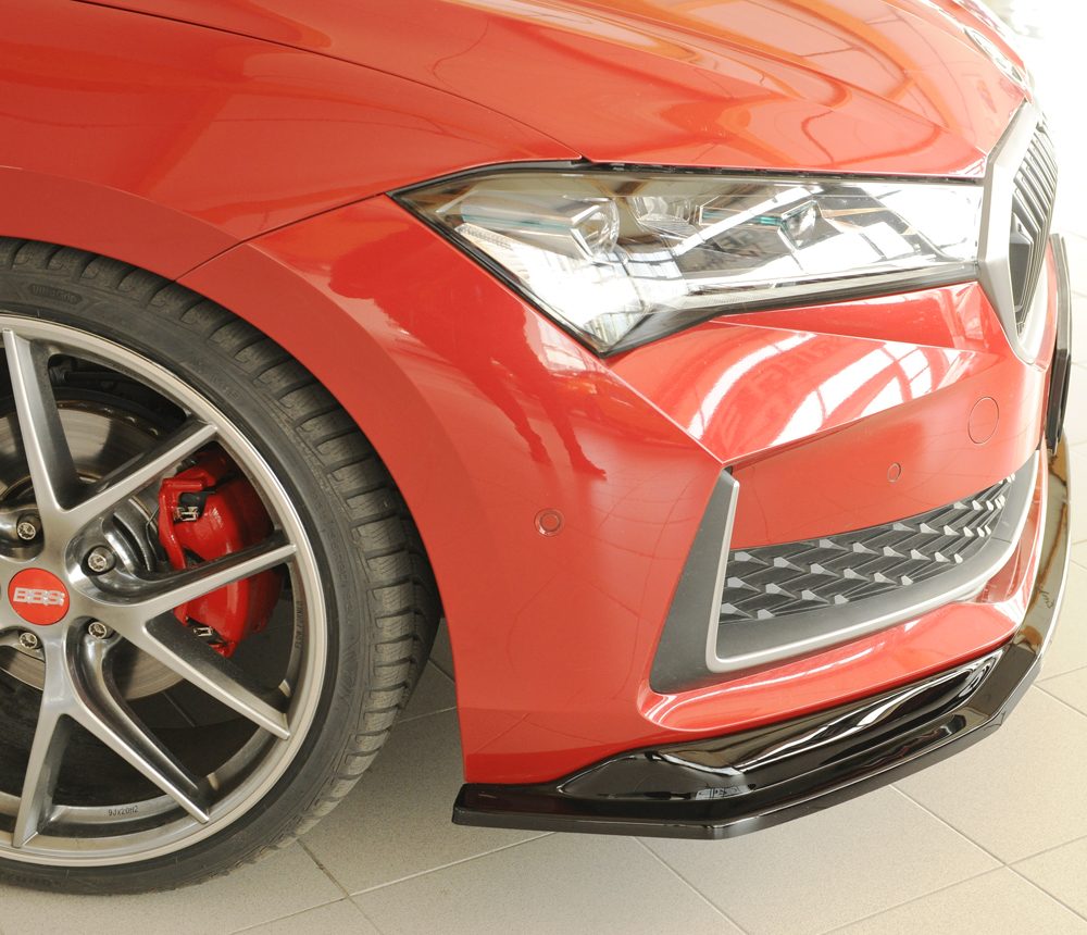Splitter Rieger para Skoda Superb 3Y – para el paragolpes delantero original (estándar)