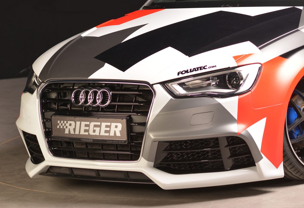 Splitter Rieger para Audi A3/S3 8V (antes del facelift)