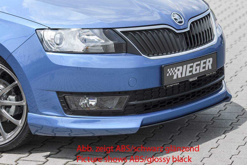 Splitter Rieger para Skoda Rapid NH