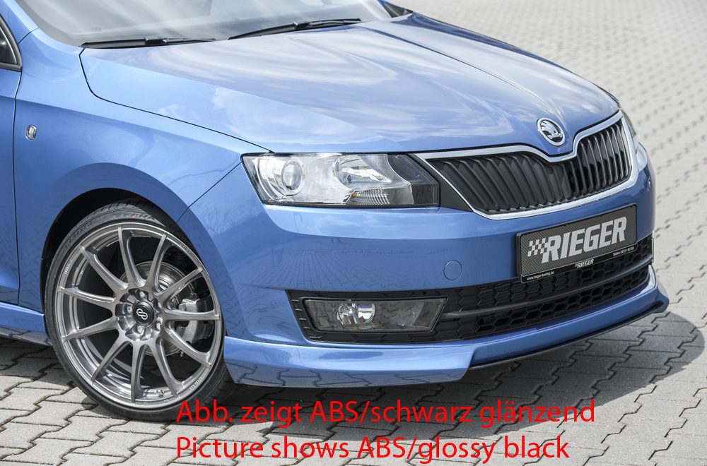 Splitter Rieger para Skoda Rapid NH