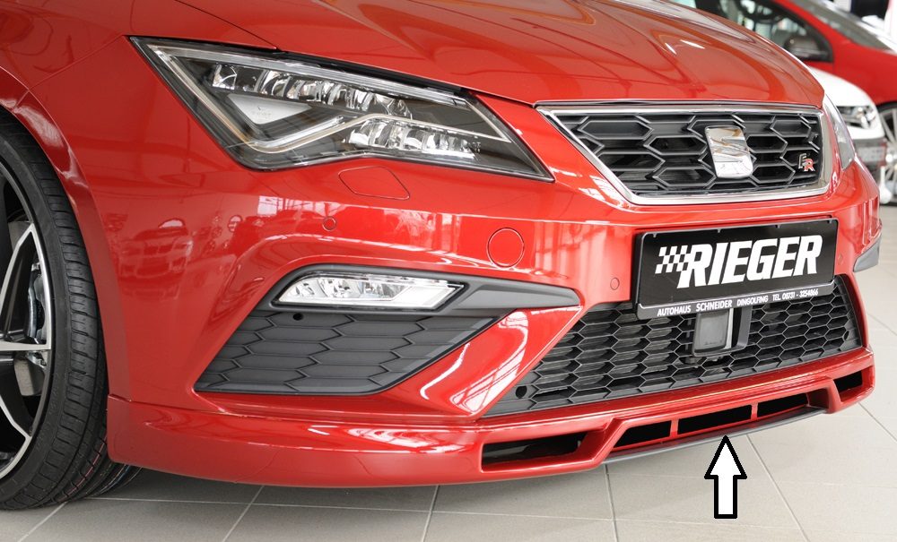 Splitter Rieger para Seat Leon FR/Cupra 5F (después del facelift)