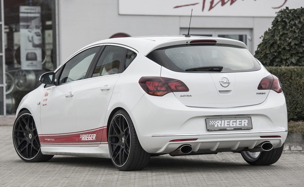 Silencioso de escape Rieger para Opel Astra J