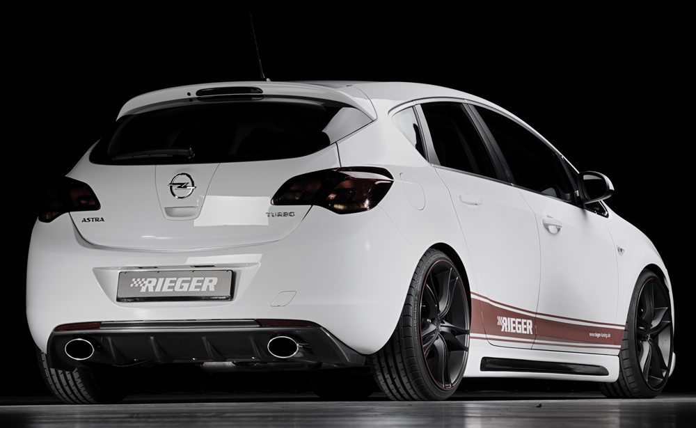 Silencioso de escape Rieger para Opel Astra J