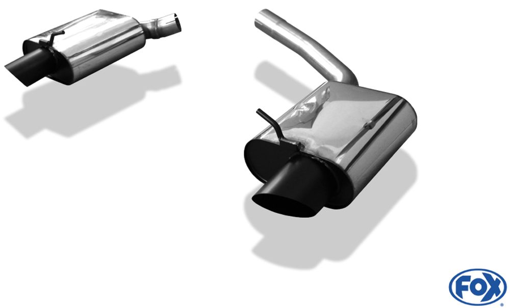 Silencioso de escape Rieger para Audi A5/S5/A4/S4 B8 (después del facelift)