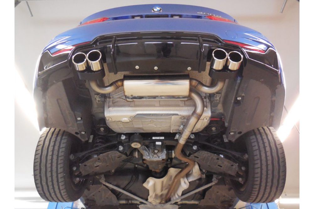 Silencioso de escape Rieger para BMW Serie 4 F32/F33/F36