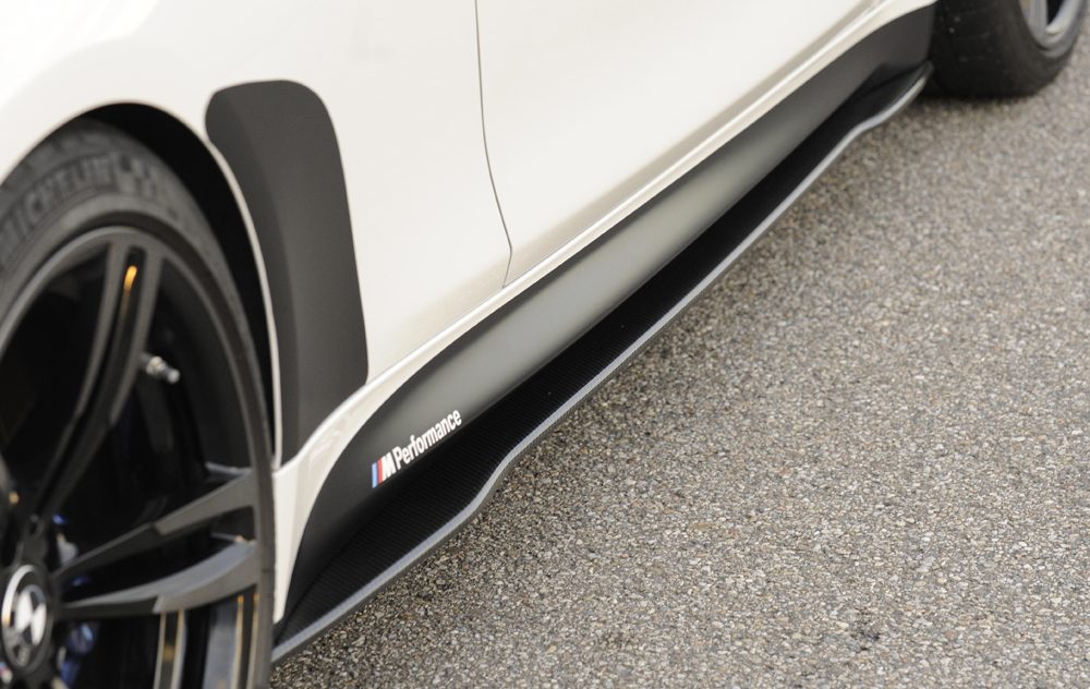 Extensión de talonera de carbono Rieger para BMW M4 F82/F83