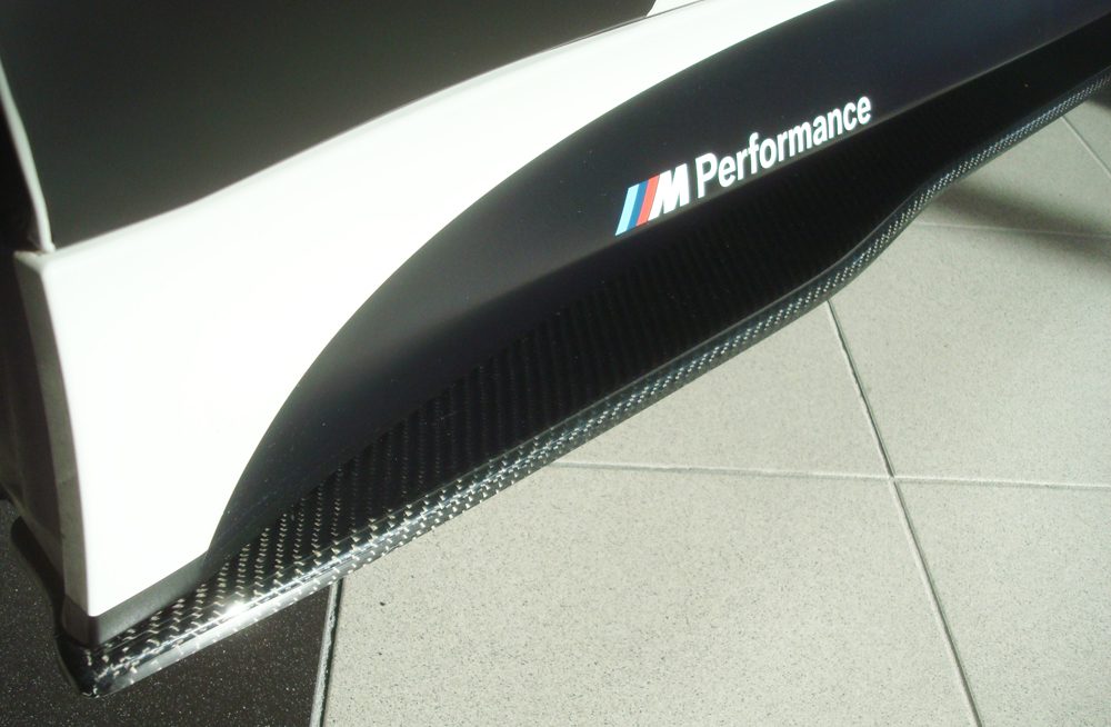 Extensión de talonera de carbono Rieger para BMW M4 F82/F83