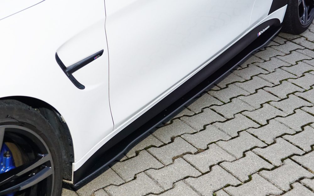 Extensión de talonera de carbono Rieger para BMW M4 F82/F83