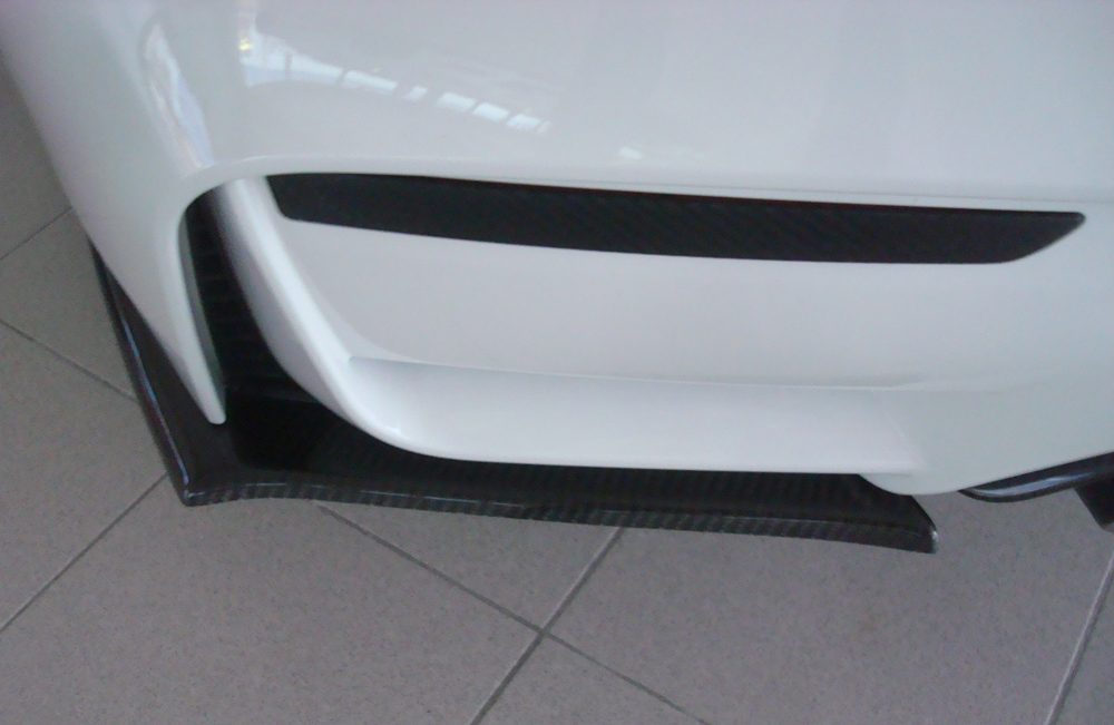 Splitter lateral trasero de carbono Rieger para BMW M4 F82/F83 y M3 F80
